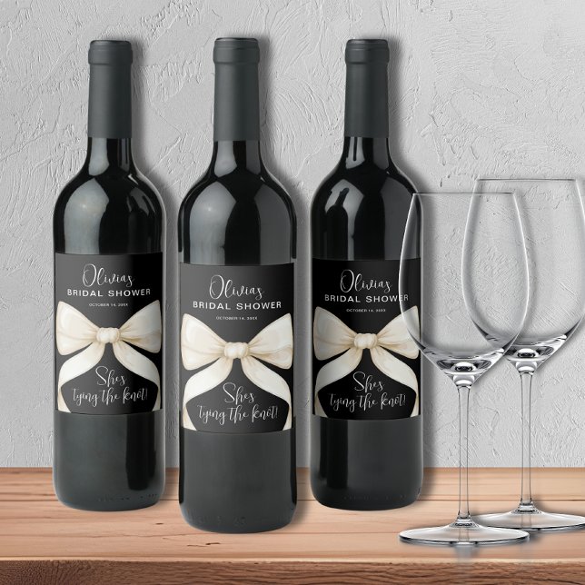 Rótulo De Garrafa De Cerveja Ela é Chá de panela de Arco de Casando (Criador carregado)