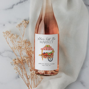 Rótulo De Garrafa De Cerveja Ela está fora do mercado