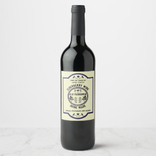 Rótulo De Garrafa De Cerveja Elderberry casada personalizada
