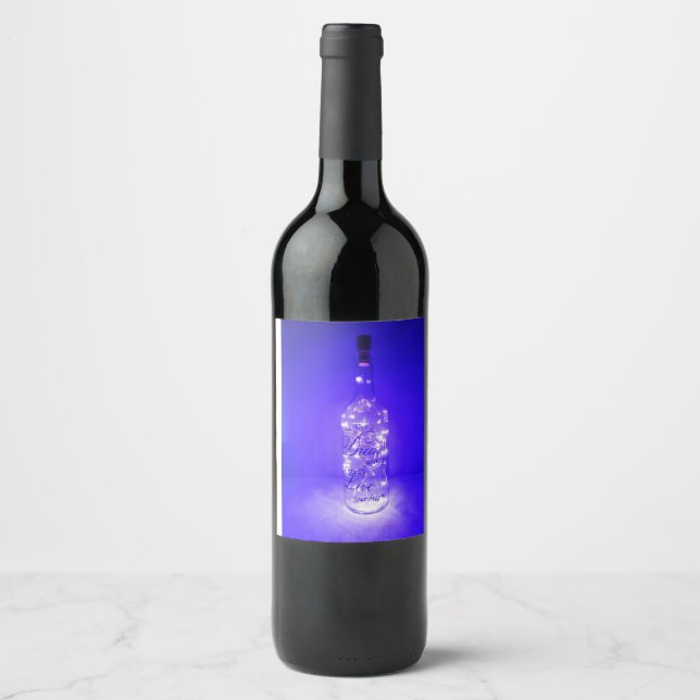 Rótulo De Garrafa De Cerveja Elegância do Vineyard: Design do rótulo do vinho a (Frente)