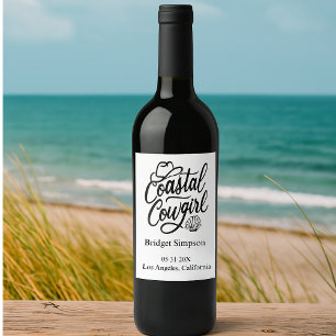 Rótulo De Garrafa De Cerveja Elegante Charm Bachelorette