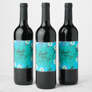 Rótulo De Garrafa De Cerveja Elegante de Vinho de Ensaio de recepções de casame