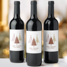 Elegantes Árvores de Natal Festivas Férias Chic