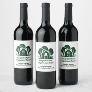 Rótulo De Garrafa De Cerveja Empresa de Marketing de Imóveis Floresta Personali