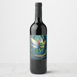 Rótulo De Garrafa De Cerveja Enchanted Fairy Critter – Magical Forest Sprite 