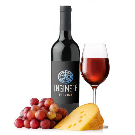 Rótulo De Garrafa De Cerveja Engenheiro estabelecido, Formando de engenharia pe