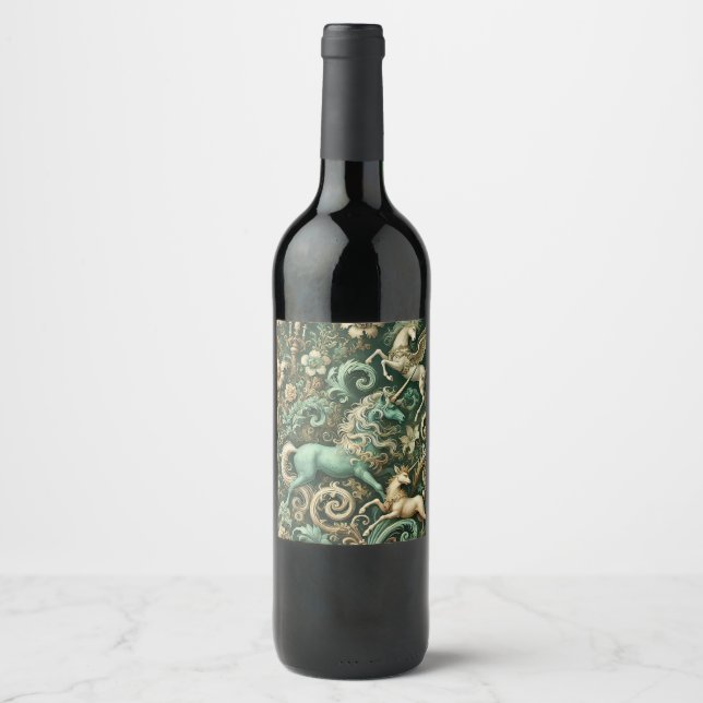 Rótulo De Garrafa De Cerveja Equinócio Celestial - Documento de Wallpaper mític (Frente)