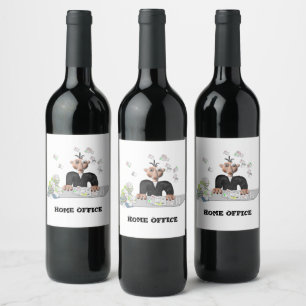 Rótulo De Garrafa De Cerveja Escritório em casa, Personalizado