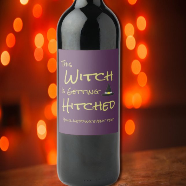 Rótulo De Garrafa De Cerveja Esta Bruxa Está Sendo Amarrada (Criador carregado)