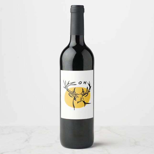 Rótulo De Garrafa De Cerveja Estilo Artístico Amarelo O Querido O Querido  (Frente)
