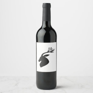 Rótulo De Garrafa De Cerveja Estilo Criativo com Oh Deer Pun