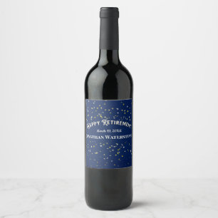 Rótulo De Garrafa De Cerveja Estrela da Aposentadoria