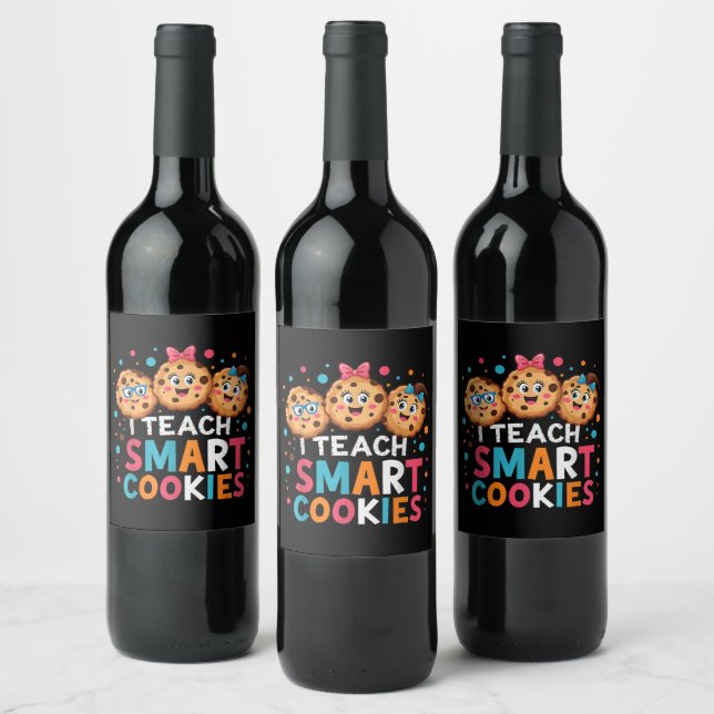 Rótulo De Garrafa De Cerveja Eu Ensino Biscoitos Inteligentes Professor de Volt (Garrafas)