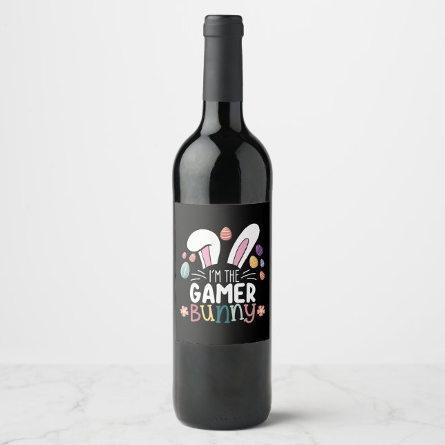Rótulo De Garrafa De Cerveja Eu sou a Páscoa de jogos coelhinha (Frente)