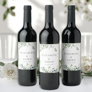 Rótulo De Garrafa De Cerveja Eucalyptus Wedding