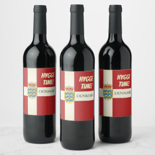 Rótulo De Garrafa De Cerveja Excelente Hygge Time Dinamarca Wine Labels!