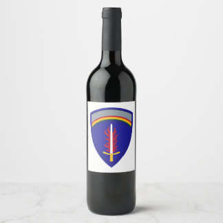 Rótulo De Garrafa De Cerveja Exército Europa USAREUR Insígnia
