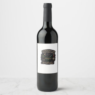 Rótulo De Garrafa De Cerveja Fantasia de Whimsigoth - Florestas Místicas, Luas