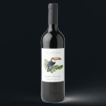 Rótulo De Garrafa De Cerveja Fauna Turiana da Floresta Tropical Fúria em Qualqu<br><div class="desc">Se precisar de mais alguma personalização,  por favor,  sinta-se à vontade para me enviar uma mensagem em yellowfebstudio@gmail.com.</div>