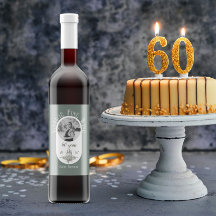 Faux Vintage personalizável de aniversário de 60 a