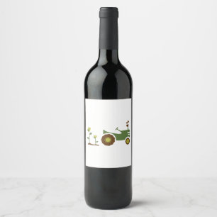 Rótulo De Garrafa De Cerveja Fazenda
