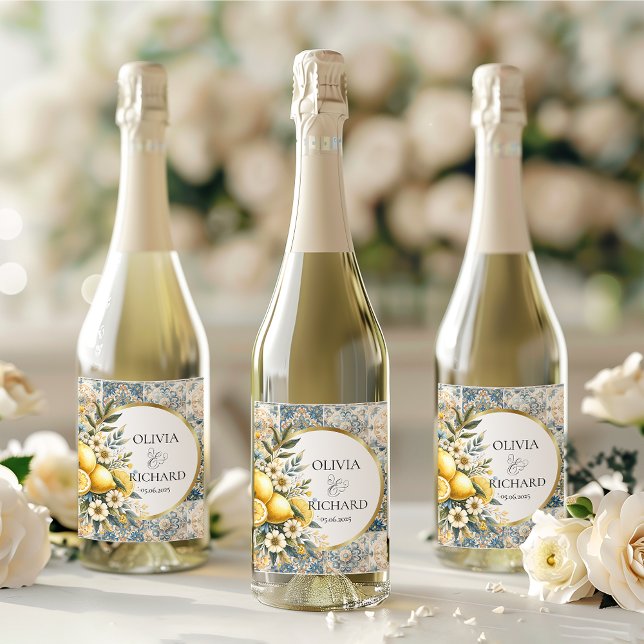 Rótulo De Garrafa De Cerveja Febre de Azulejo do Mediterrâneo: italiano Positan (Criador carregado)