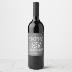 Rótulo De Garrafa De Cerveja Feliz 25 do conselho
