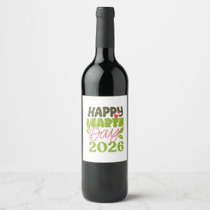 Rótulo De Garrafa De Cerveja Feliz Dia da Terra 2026