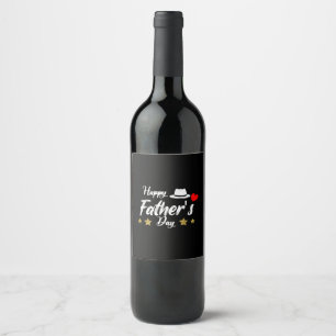 Rótulo De Garrafa De Cerveja Feliz Dia de os pais 2025 Tshirt para o vovô Pai m