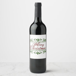 Rótulo De Garrafa De Cerveja Feliz Natal