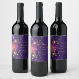 Rótulo De Garrafa De Cerveja Feliz Natal Personalizado