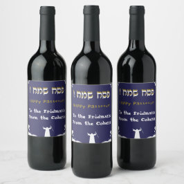Rótulo De Garrafa De Cerveja Feliz Passover Pesach Feriado Judaico Personalizad