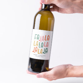 Rótulo De Garrafa De Cerveja Feriado de Natal personalizado e bonito e colorido