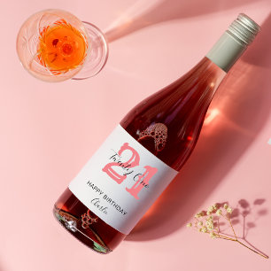 Rótulo De Garrafa De Cerveja Festa de aniversário personalizada 10ª 21rua 40ª 5