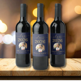 Rótulo De Garrafa De Cerveja Festa de Graduação da Turma de 2026 Rótulo de Vinh