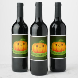 Rótulo De Garrafa De Cerveja Festa de Halloween