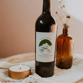 Rótulo De Garrafa De Cerveja Festa de Solteira no Acampamento Personalizada