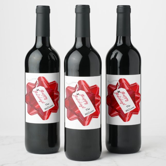 Rótulo De Garrafa De Cerveja Festas Felizes de Natal Personalizadas (Garrafas)