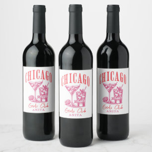 Rótulo De Garrafa De Cerveja fim de semana de chicago bachelorette