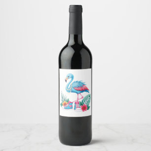 Rótulo De Garrafa De Cerveja Flamingo Chucks e Pearls Comma La Harris 2024