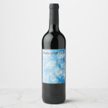 Flocos de neve de Natal em um fundo azul