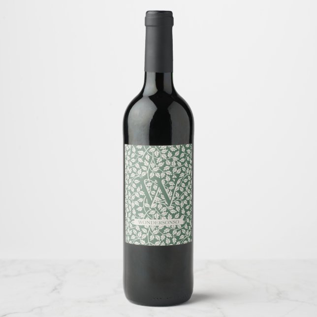 Rótulo De Garrafa De Cerveja Flor de Marfim Verde dois conjuntos casamentos sim (Frente)