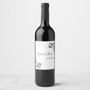 Rótulo De Garrafa De Cerveja Flor oriental