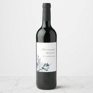 Rótulo De Garrafa De Cerveja Flor oriental