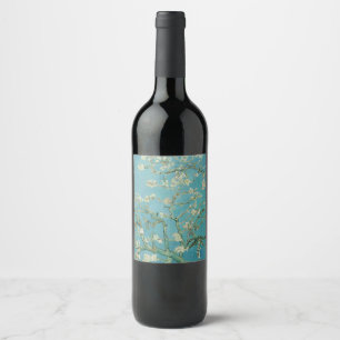 Rótulo De Garrafa De Cerveja Flores de Amendoeira por Vincent Van Gogh Arte Fin