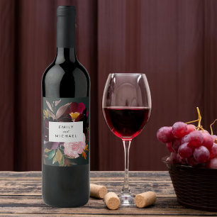 Rótulo De Garrafa De Cerveja Floresta Verde Espelho Floral Flórida Floresta Bri