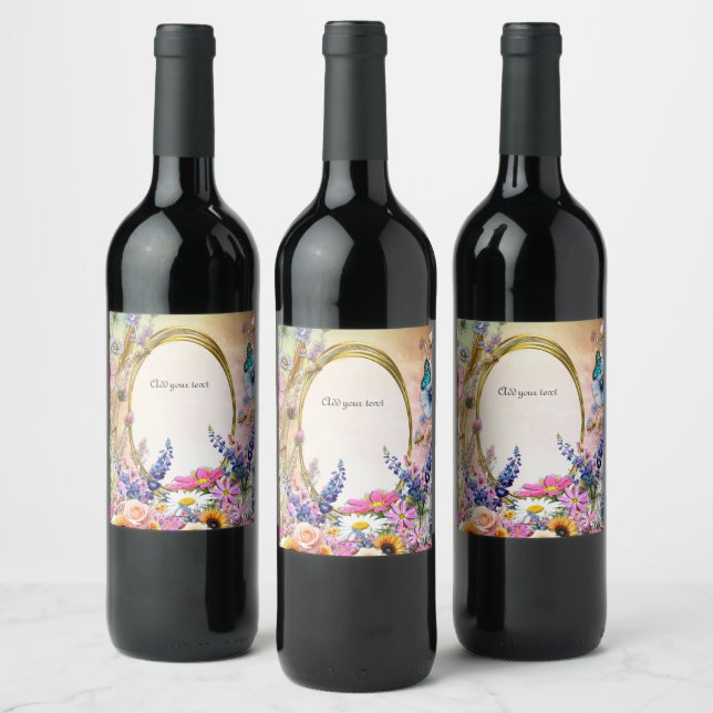 Rótulo De Garrafa De Cerveja Florestas de primavera e Verão (Garrafas)