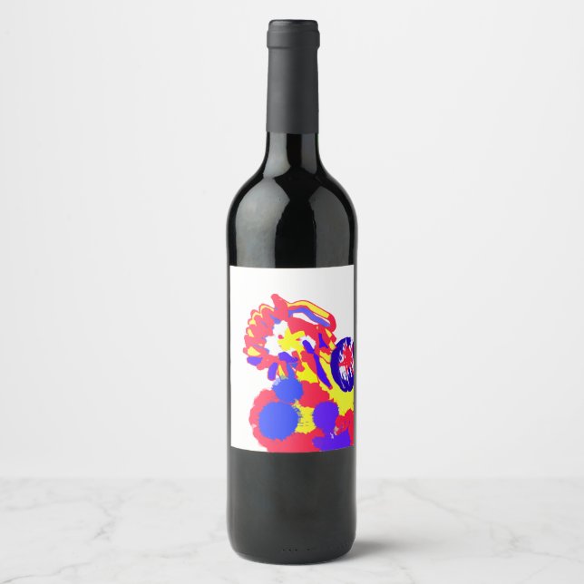 Rótulo De Garrafa De Cerveja Fogo 4 de julho (Frente)