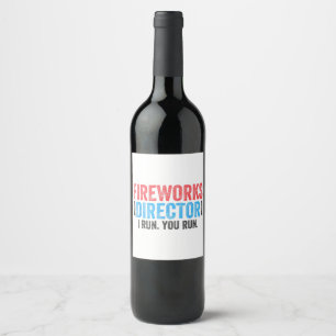Rótulo De Garrafa De Cerveja Fogo Diretor T-Shirt 4 de julho