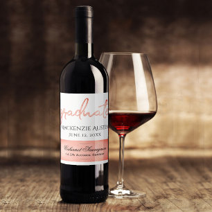 Rótulo De Garrafa De Cerveja Formando de Coral Claro   Pincel Menino Pastel Bon